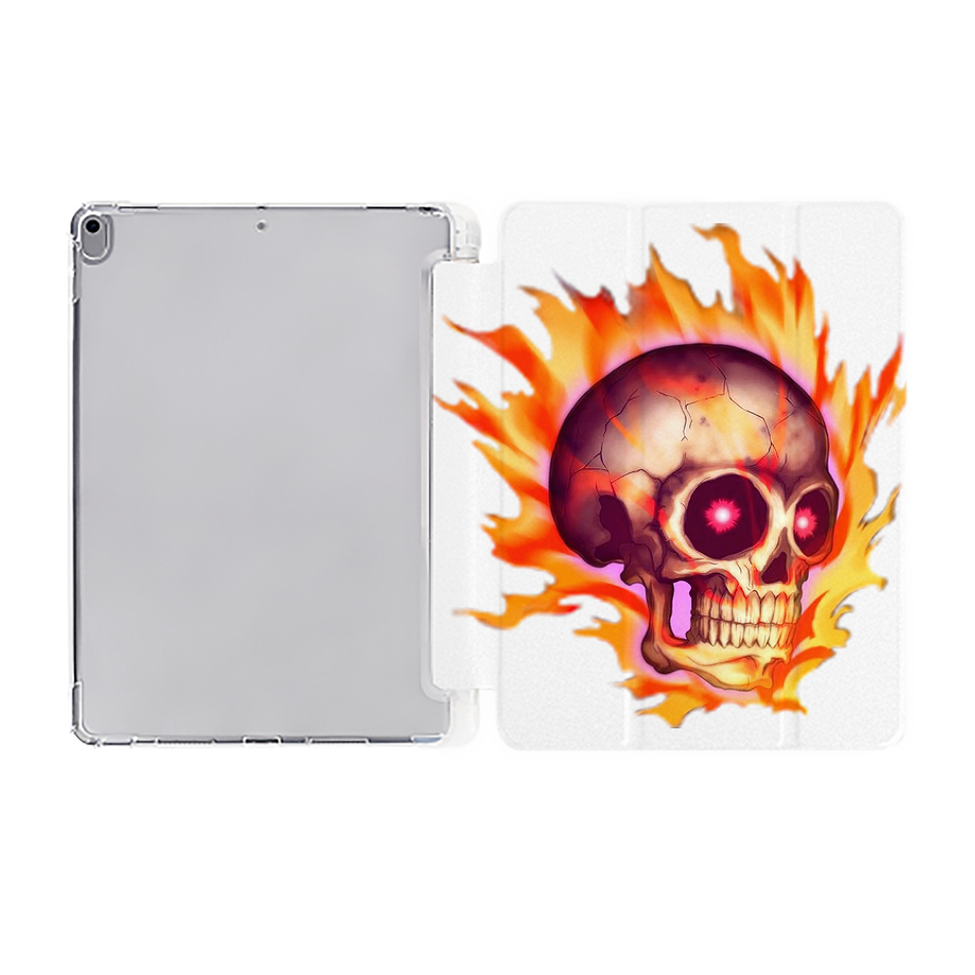 （画像用） 遊☆戯☆王 Yu-Gi-Oh! IPad ケース ペン収納付き 三つ折りスタンド PUレザー×シリコン 対応機種9.5/10.5/10.9インチ
